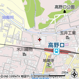和歌山県橋本市高野口町名倉972-7周辺の地図
