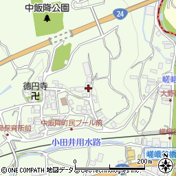 和歌山県伊都郡かつらぎ町中飯降1472周辺の地図