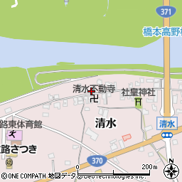 和歌山県橋本市清水281周辺の地図