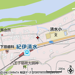 和歌山県橋本市清水69周辺の地図