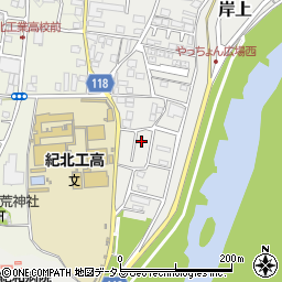 和歌山県橋本市岸上155-13周辺の地図