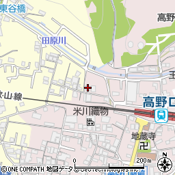 和歌山県橋本市高野口町名倉873周辺の地図