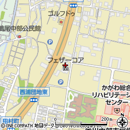 フエザーコア株式会社　高松工場周辺の地図