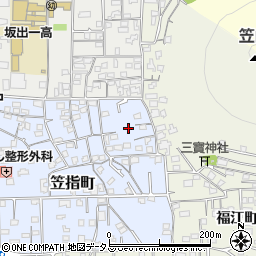 香川県坂出市笠指町6周辺の地図