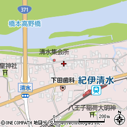 和歌山県橋本市清水148周辺の地図