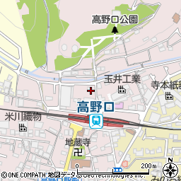 和歌山県橋本市高野口町名倉1008周辺の地図