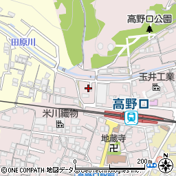 和歌山県橋本市高野口町名倉972周辺の地図
