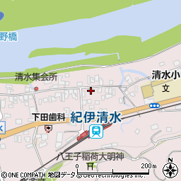 和歌山県橋本市清水104周辺の地図