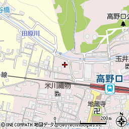 和歌山県橋本市高野口町名倉965周辺の地図