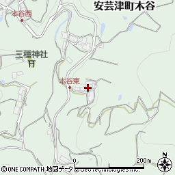 広島県東広島市安芸津町木谷5100周辺の地図