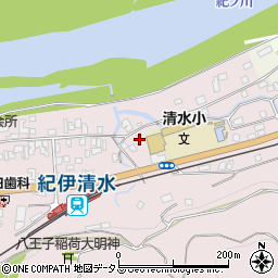 和歌山県橋本市清水55周辺の地図