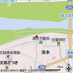 和歌山県橋本市清水286周辺の地図