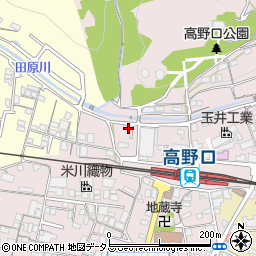 和歌山県橋本市高野口町名倉972-4周辺の地図