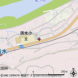 和歌山県橋本市清水2015周辺の地図