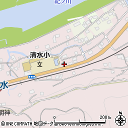 和歌山県橋本市清水2016周辺の地図