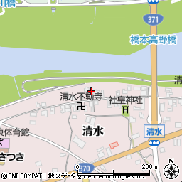 和歌山県橋本市清水251周辺の地図