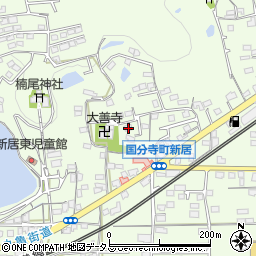 香川県高松市国分寺町新居3396周辺の地図