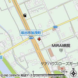 ファミリーマート坂出加茂町店周辺の地図