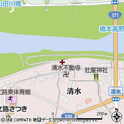 和歌山県橋本市清水282周辺の地図