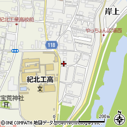 和歌山県橋本市岸上171周辺の地図