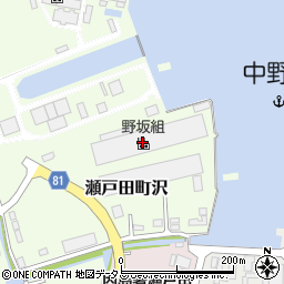 株式会社野坂組　瀬戸田工場周辺の地図