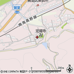 和歌山県橋本市賢堂281周辺の地図