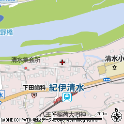 和歌山県橋本市清水107周辺の地図