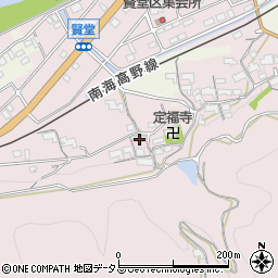 和歌山県橋本市賢堂275周辺の地図