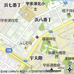 宮脇書店宇多津店周辺の地図