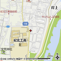 和歌山県橋本市岸上170-3周辺の地図