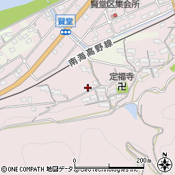 和歌山県橋本市賢堂305周辺の地図