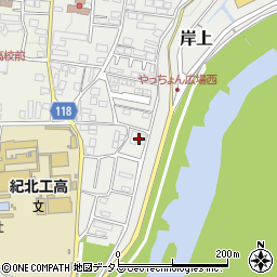 和歌山県橋本市岸上103周辺の地図