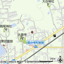 香川県高松市国分寺町新居3401-6周辺の地図