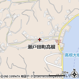 広島県尾道市瀬戸田町高根881周辺の地図