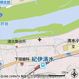 和歌山県橋本市清水105周辺の地図