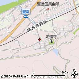 和歌山県橋本市賢堂304周辺の地図