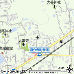 香川県高松市国分寺町新居3401-5周辺の地図