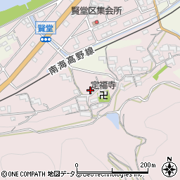 和歌山県橋本市賢堂289周辺の地図