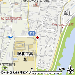 和歌山県橋本市岸上170周辺の地図