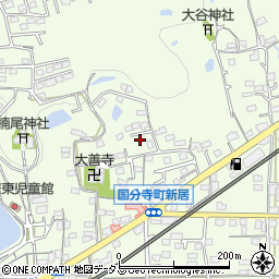 香川県高松市国分寺町新居3402-5周辺の地図