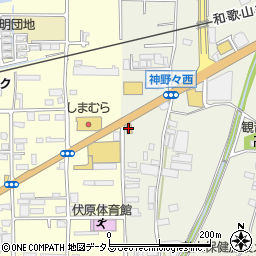 丸亀製麺橋本店周辺の地図