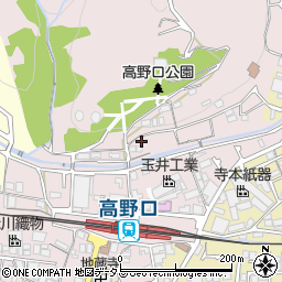 和歌山県橋本市高野口町名倉1125周辺の地図