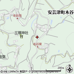 広島県東広島市安芸津町木谷5039周辺の地図