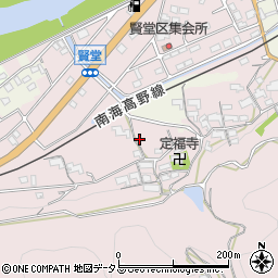 和歌山県橋本市賢堂299周辺の地図