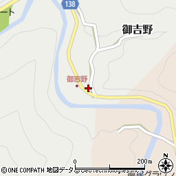 奈良県吉野郡黒滝村御吉野33周辺の地図