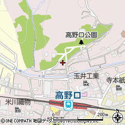 和歌山県橋本市高野口町名倉1142-2周辺の地図