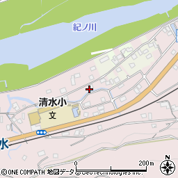 和歌山県橋本市清水27周辺の地図