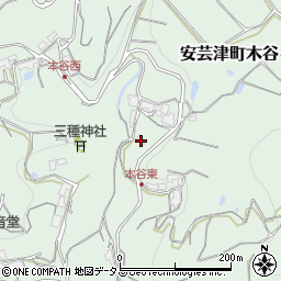 広島県東広島市安芸津町木谷5030周辺の地図