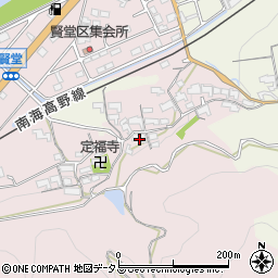 和歌山県橋本市賢堂226周辺の地図