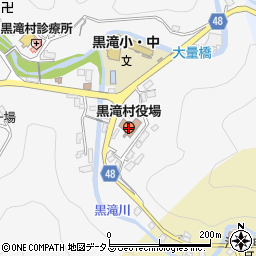 〒638-0200 奈良県吉野郡黒滝村（以下に掲載がない場合）の地図